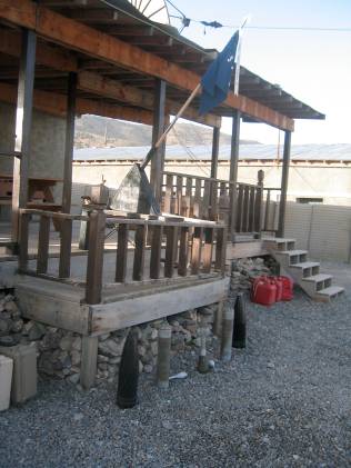 "The Porch" at FOB Tillman