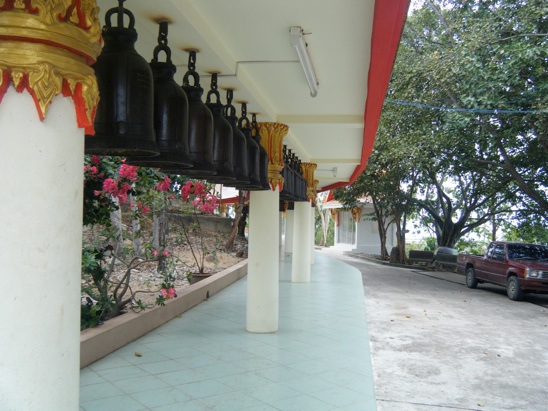 The bells at one of the many Buddhist temples.