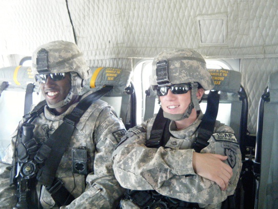 SSG Spence and PFC Hudek making the rounds.