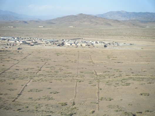 A US base and the countryside.