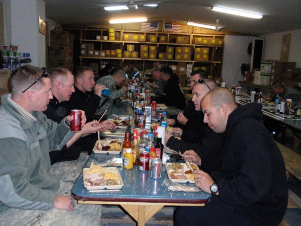Thanksgiving dinner at Curry, no food fights please!
